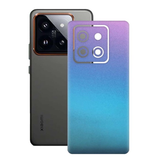Folie skin SILKASE, pentru Xiaomi 14, magenta cameleon, protectie spate telefon (14, S1905) by www.silkase.ro