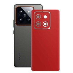 Folie skin SILKASE, pentru Xiaomi 14, rosu, protectie spate telefon