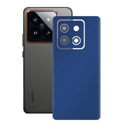 Folie skin SILKASE, pentru Xiaomi 14, albastru inchis mat, protectie spate telefon