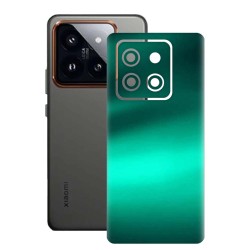 Folie skin SILKASE, pentru Xiaomi 14, verde emerald, protectie spate telefon