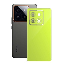 Folie skin SILKASE, pentru Xiaomi 14, galben, protectie spate telefon