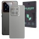 Folie skin SILKASE, pentru Xiaomi 14, gri ice, protectie spate telefon (14, S1904) by www.silkase.ro