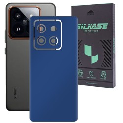 Folie skin SILKASE, pentru Xiaomi 14, albastru inchis mat, protectie spate telefon Folie skin SILKASE, pentru Xiaomi 14, albastru inchis mat, protectie spate telefon