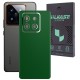 Folie skin SILKASE, pentru Xiaomi 14, verde inchis mat, protectie spate telefon (14, S1916) by www.silkase.ro