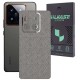 Folie skin SILKASE, pentru Xiaomi 14, gri hexa, protectie spate telefon (14, S1903) by www.silkase.ro