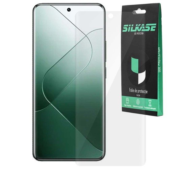 Folie SILKASE pentru Xiaomi 14, protectie ecran, silicon regenerabil (SILKASE, Folie Silicon Fata Lucioasa) by www.silkase.ro Folie SILKASE pentru Xiaomi 14, protectie ecran, silicon regenerabil (14, F6430) by www.silkase.ro