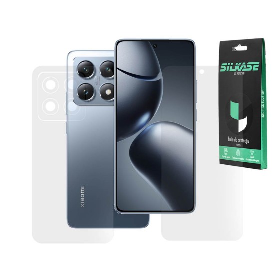 Set 2 folii mate SILKASE pentru Xiaomi 14T Pro, protectie telefon, silicon (SILKASE, Set Folii Mate) by www.silkase.ro Set 2 folii mate SILKASE pentru Xiaomi 14T Pro, protectie telefon, silicon (14T Pro, F7322) by www.silkase.ro