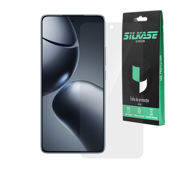 Folie SILKASE pentru Xiaomi 14T, protectie ecran, silicon regenerabil (SILKASE, Folie Silicon Fata Lucioasa) by www.silkase.ro Folie SILKASE pentru Xiaomi 14T, protectie ecran, silicon regenerabil (14T, F7310) by www.silkase.ro