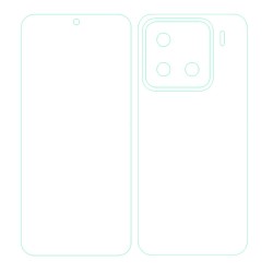 Set 2 folii SILKASE pentru Xiaomi 15, protectie telefon, silicon regenerabil Set 2 folii SILKASE pentru Xiaomi 15, protectie telefon, silicon regenerabil