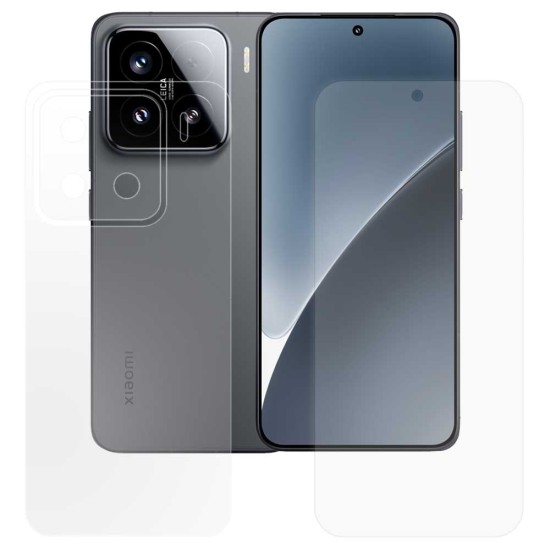 Set 2 folii mate SILKASE pentru Xiaomi 15, protectie telefon, silicon (15, F7581) by www.silkase.ro