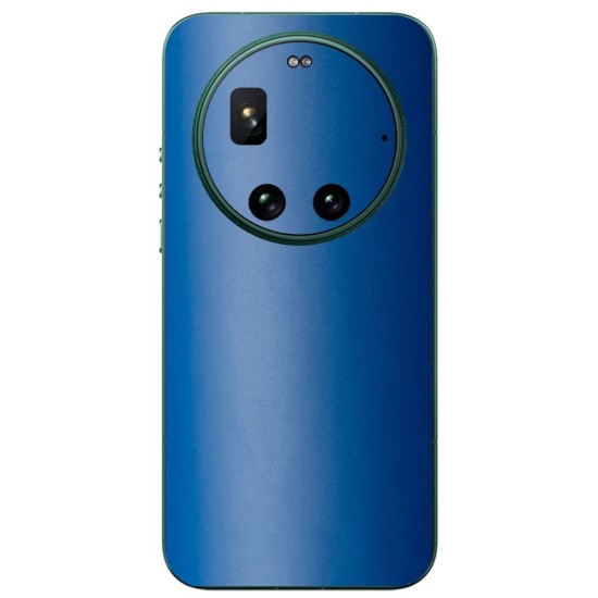 Folie skin SILKASE pentru Xiaomi 17 Ultra, protectie spate telefon, albastru inchis mat (17 Ultra, S2544) by www.silkase.ro