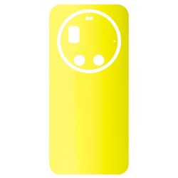 Folie skin SILKASE pentru Xiaomi 17 Ultra, protectie spate telefon, galben fluorescent Folie skin SILKASE pentru Xiaomi 17 Ultra, protectie spate telefon, galben fluorescent