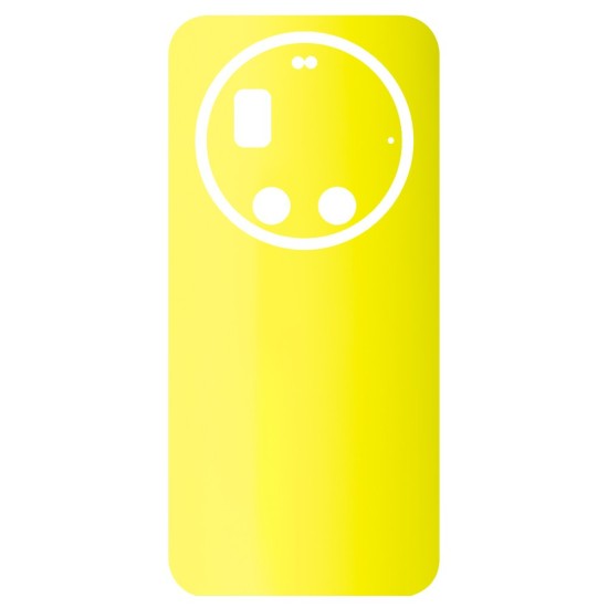 Folie skin SILKASE pentru Xiaomi 17 Ultra, protectie spate telefon, galben fluorescent Folie skin SILKASE pentru Xiaomi 17 Ultra, protectie spate telefon, galben fluorescent (17 Ultra, S2558) by www.silkase.ro