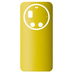 Folie skin SILKASE pentru Xiaomi 17 Ultra, protectie spate telefon, galben mat Folie skin SILKASE pentru Xiaomi 17 Ultra, protectie spate telefon, galben mat