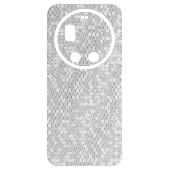 Folie skin SILKASE pentru Xiaomi 17 Ultra, protectie spate telefon, gri hexa Folie skin SILKASE pentru Xiaomi 17 Ultra, protectie spate telefon, gri hexa (17 Ultra, S2548) by www.silkase.ro