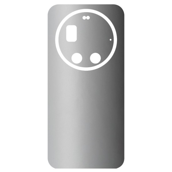 Folie skin SILKASE pentru Xiaomi 17 Ultra, protectie spate telefon, gri mat (17 Ultra, S2562) by www.silkase.ro