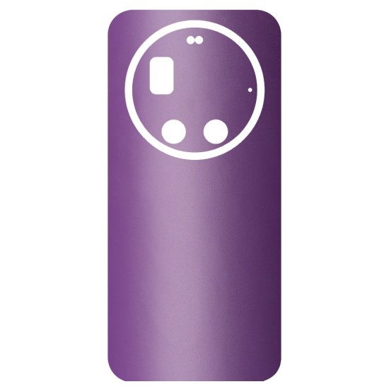 Folie skin SILKASE pentru Xiaomi 17 Ultra, protectie spate telefon, mov mat (17 Ultra, S2557) by www.silkase.ro