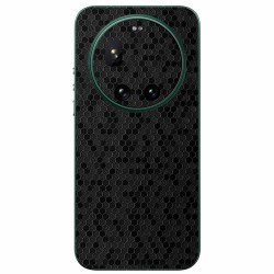 Folie skin SILKASE pentru Xiaomi 17 Ultra, protectie spate telefon, negru hexa