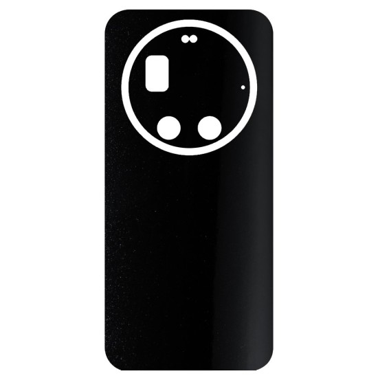 Folie skin SILKASE pentru Xiaomi 17 Ultra, protectie spate telefon, negru perlat (17 Ultra, S2556) by www.silkase.ro