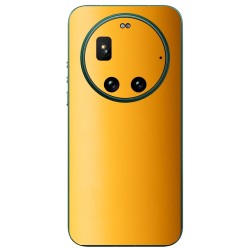 Folie skin SILKASE pentru Xiaomi 17 Ultra, protectie spate telefon, portocaliu deschis mat