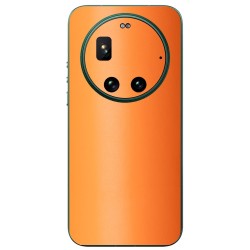 Folie skin SILKASE pentru Xiaomi 17 Ultra, protectie spate telefon, portocaliu mat