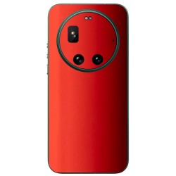 Folie skin SILKASE pentru Xiaomi 17 Ultra, protectie spate telefon, rosu lucios