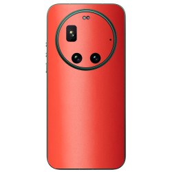 Folie skin SILKASE pentru Xiaomi 17 Ultra, protectie spate telefon, rosu mat