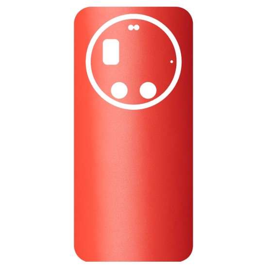 Folie skin SILKASE pentru Xiaomi 17 Ultra, protectie spate telefon, rosu mat (17 Ultra, S2565) by www.silkase.ro