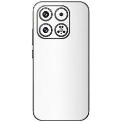 Folie skin SILKASE pentru Xiaomi 17, protectie spate telefon, alb mat