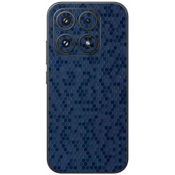 Folie skin SILKASE pentru Xiaomi 17, protectie spate telefon, albastru hexa