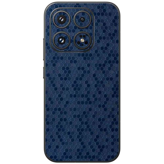 Folie skin SILKASE pentru Xiaomi 17, protectie spate telefon, albastru hexa (17, S2419) by www.silkase.ro
