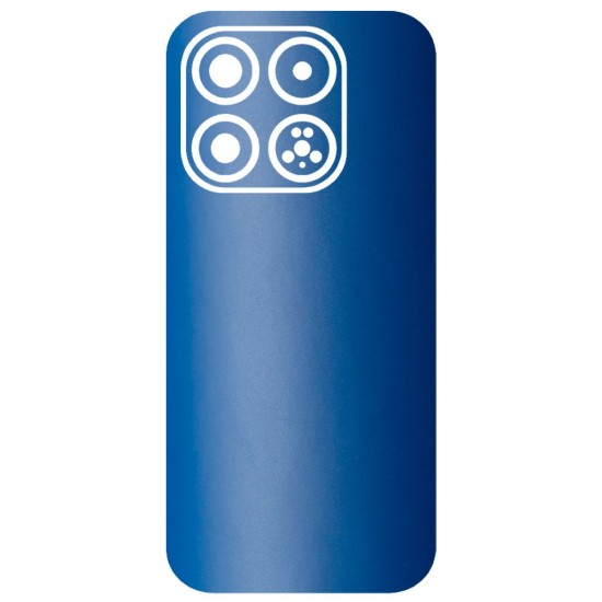 Folie skin SILKASE pentru Xiaomi 17, protectie spate telefon, albastru inchis mat (17, S2416) by www.silkase.ro