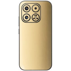 Folie skin SILKASE pentru Xiaomi 17, protectie spate telefon, bej lucios
