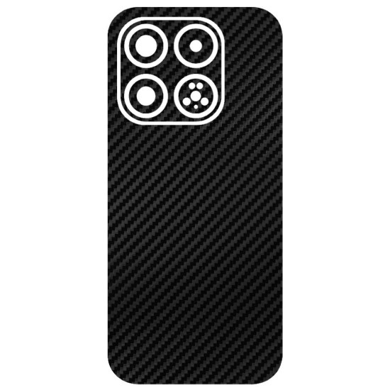 Folie skin SILKASE pentru Xiaomi 17, protectie spate telefon, carbon (17, S2417) by www.silkase.ro