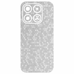 Folie skin SILKASE pentru Xiaomi 17, protectie spate telefon, gri hexa Folie skin SILKASE pentru Xiaomi 17, protectie spate telefon, gri hexa