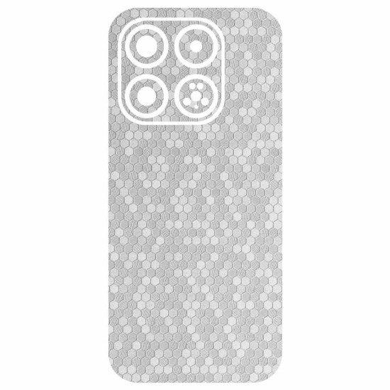 Folie skin SILKASE pentru Xiaomi 17, protectie spate telefon, gri hexa (17, S2420) by www.silkase.ro