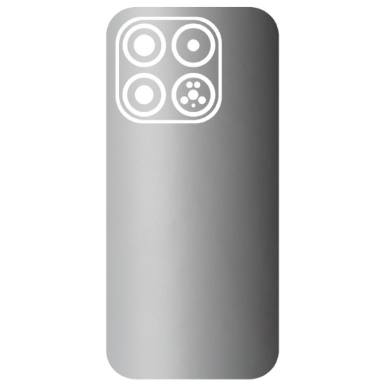 Folie skin SILKASE pentru Xiaomi 17, protectie spate telefon, gri mat (17, S2434) by www.silkase.ro