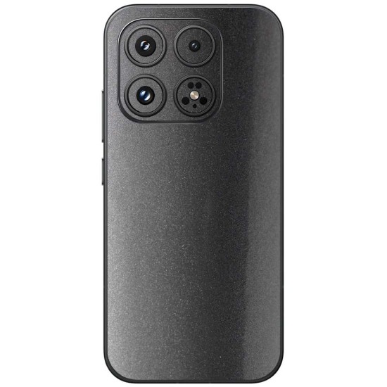 Folie skin SILKASE pentru Xiaomi 17, protectie spate telefon, gri metalizat (17, S2411) by www.silkase.ro