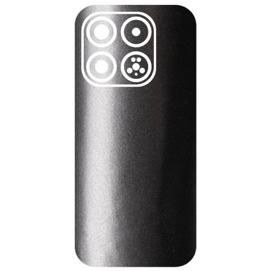 Folie skin SILKASE pentru Xiaomi 17, protectie spate telefon, gunmetal gri inchis (17, S2432) by www.silkase.ro