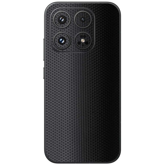 Folie skin SILKASE pentru Xiaomi 17, protectie spate telefon, matrix negru (17, S2439) by www.silkase.ro