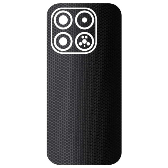 Folie skin SILKASE pentru Xiaomi 17, protectie spate telefon, matrix negru (17, S2439) by www.silkase.ro