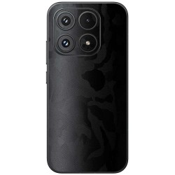Folie skin SILKASE pentru Xiaomi 17, protectie spate telefon, negru camuflaj