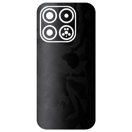 Folie skin SILKASE pentru Xiaomi 17, protectie spate telefon, negru camuflaj (17, S2412) by www.silkase.ro