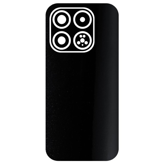 Folie skin SILKASE pentru Xiaomi 17, protectie spate telefon, negru perlat (17, S2428) by www.silkase.ro