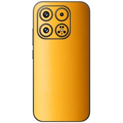 Folie skin SILKASE pentru Xiaomi 17, protectie spate telefon, portocaliu deschis mat