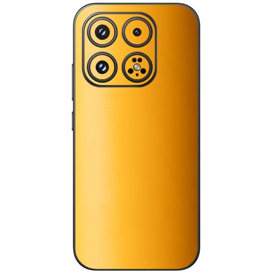 Folie skin SILKASE pentru Xiaomi 17, protectie spate telefon, portocaliu deschis mat (17, S2422) by www.silkase.ro
