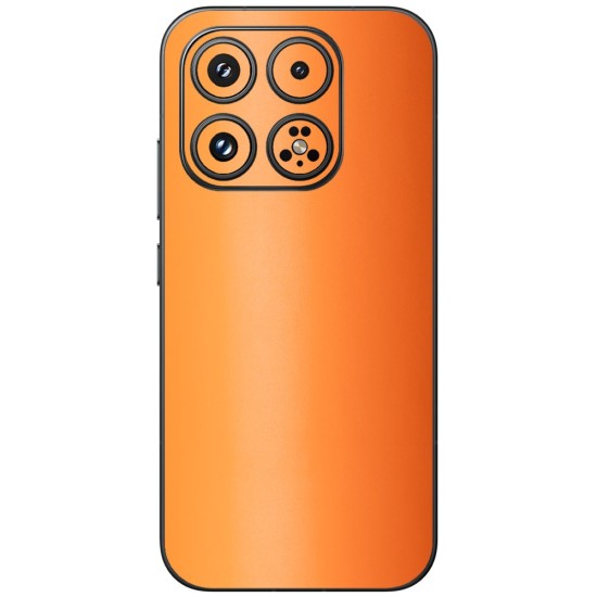 Folie skin SILKASE pentru Xiaomi 17, protectie spate telefon, portocaliu mat (17, S2423) by www.silkase.ro
