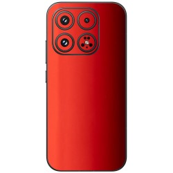 Folie skin SILKASE pentru Xiaomi 17, protectie spate telefon, rosu lucios