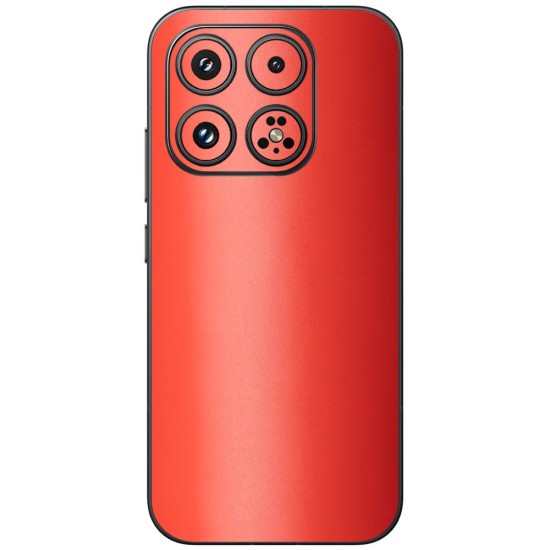 Folie skin SILKASE pentru Xiaomi 17, protectie spate telefon, rosu mat (17, S2437) by www.silkase.ro