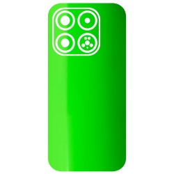 Folie skin SILKASE pentru Xiaomi 17, protectie spate telefon, verde neon lucios Folie skin SILKASE pentru Xiaomi 17, protectie spate telefon, verde neon lucios